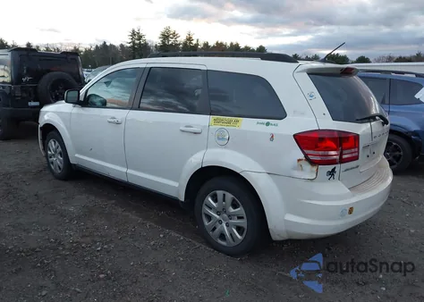 2017 Dodge Journey Se z USA, uszkodzony, nr VIN 3C4PDCAB8HT557063